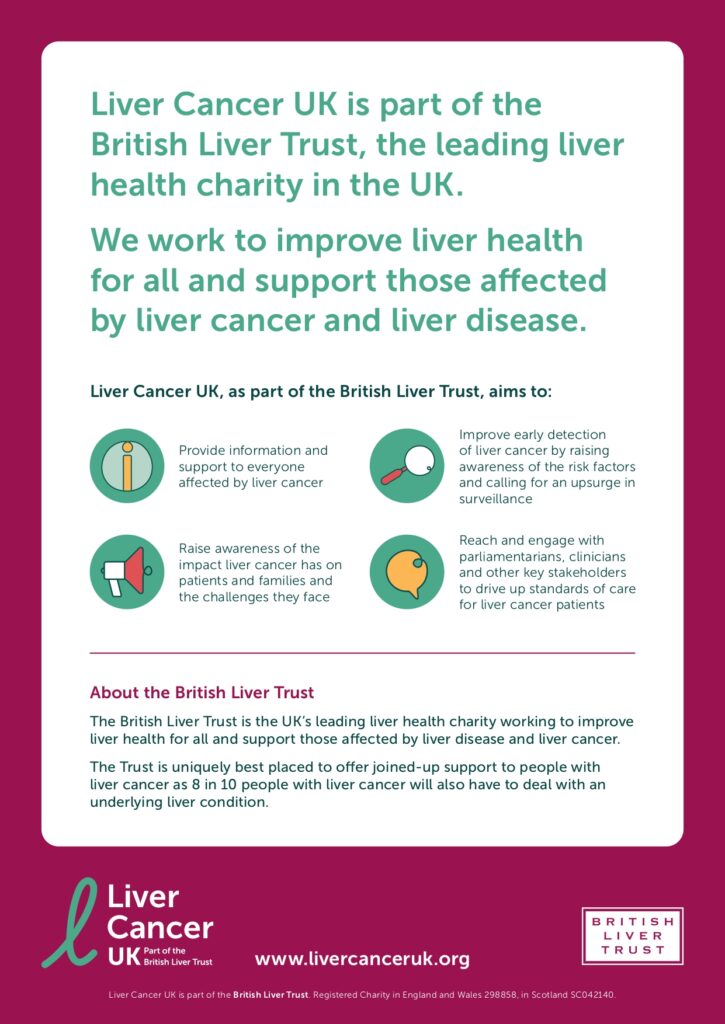 Liver Cancer Awareness Month Resources - Liver Cancer UK